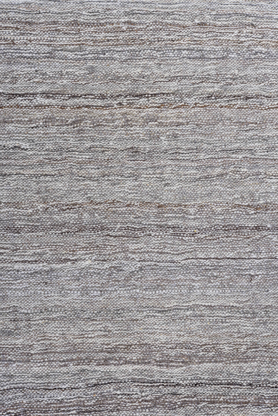3' x 9' one-of-a-kind handmade vintage Kilim runner rug. Color palette: gray, taupe, ivory, charcoal, beige, black