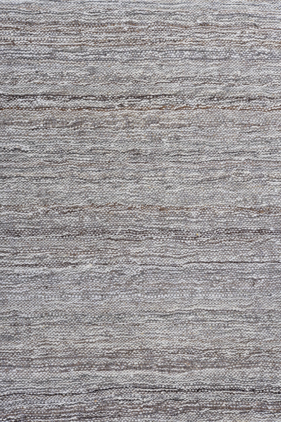 3' x 9' one-of-a-kind handmade vintage Kilim runner rug. Color palette: gray, taupe, ivory, charcoal, beige, black
