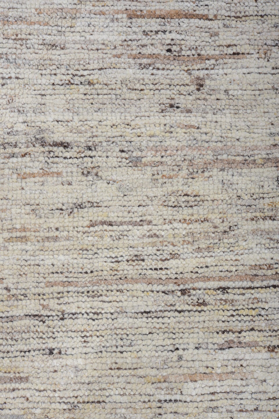 10' x 13' one-of-a-kind handmade vintage Tulu large size rug. Color palette: ivory, cream, taupe, beige, camel, light_brown