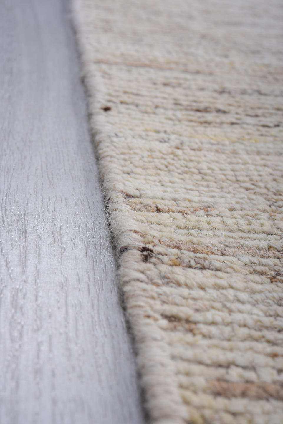 10' x 13' one-of-a-kind handmade vintage Tulu large size rug. Color palette: ivory, cream, taupe, beige, camel, light_brown