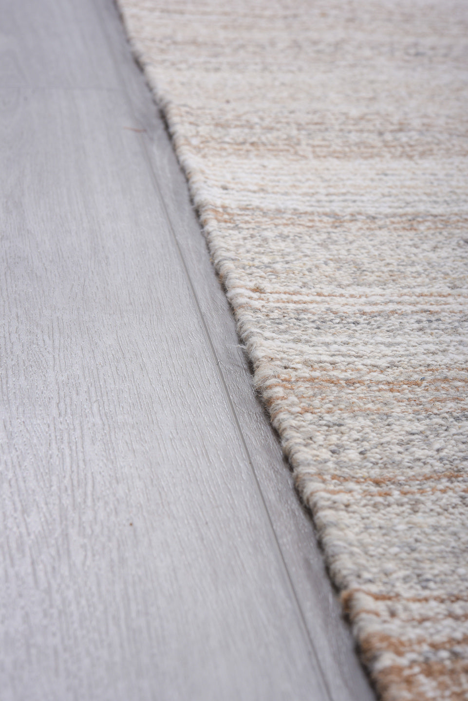 8' x 12' one-of-a-kind handmade vintage Kilim large size rug. Color palette: ivory, beige, cream, taupe, gray