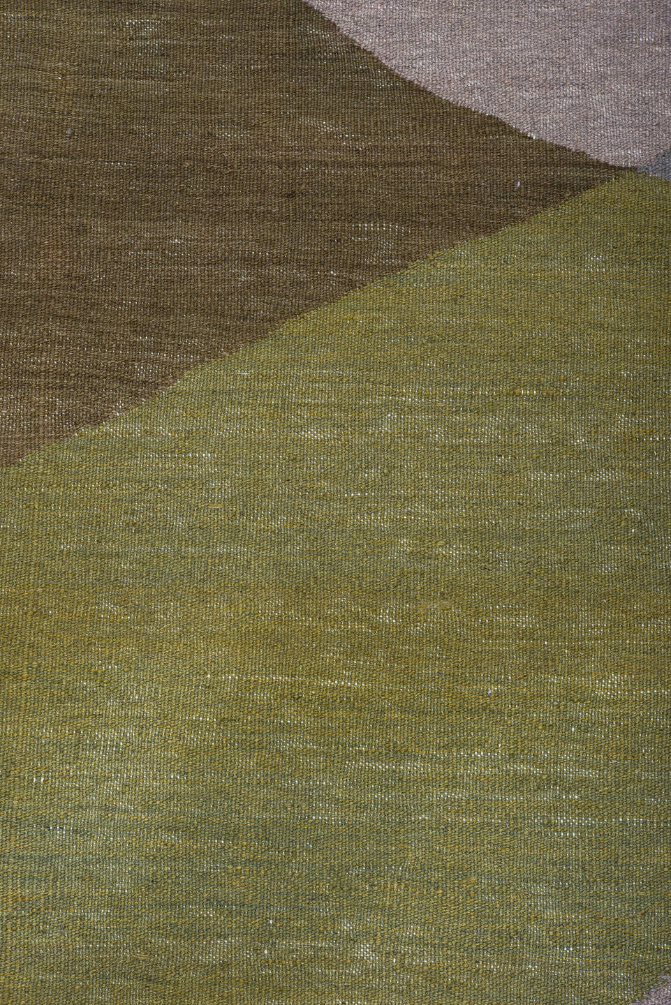 9' x 12' one-of-a-kind handmade vintage Kilim large size rug. Color palette: brown, dark gray, dim gray, gray, light gray