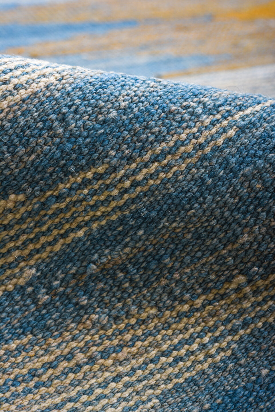 8' x 11' one-of-a-kind handmade vintage Kilim large size rug. Color palette: brown, dark gray, dim gray, gray, light blue