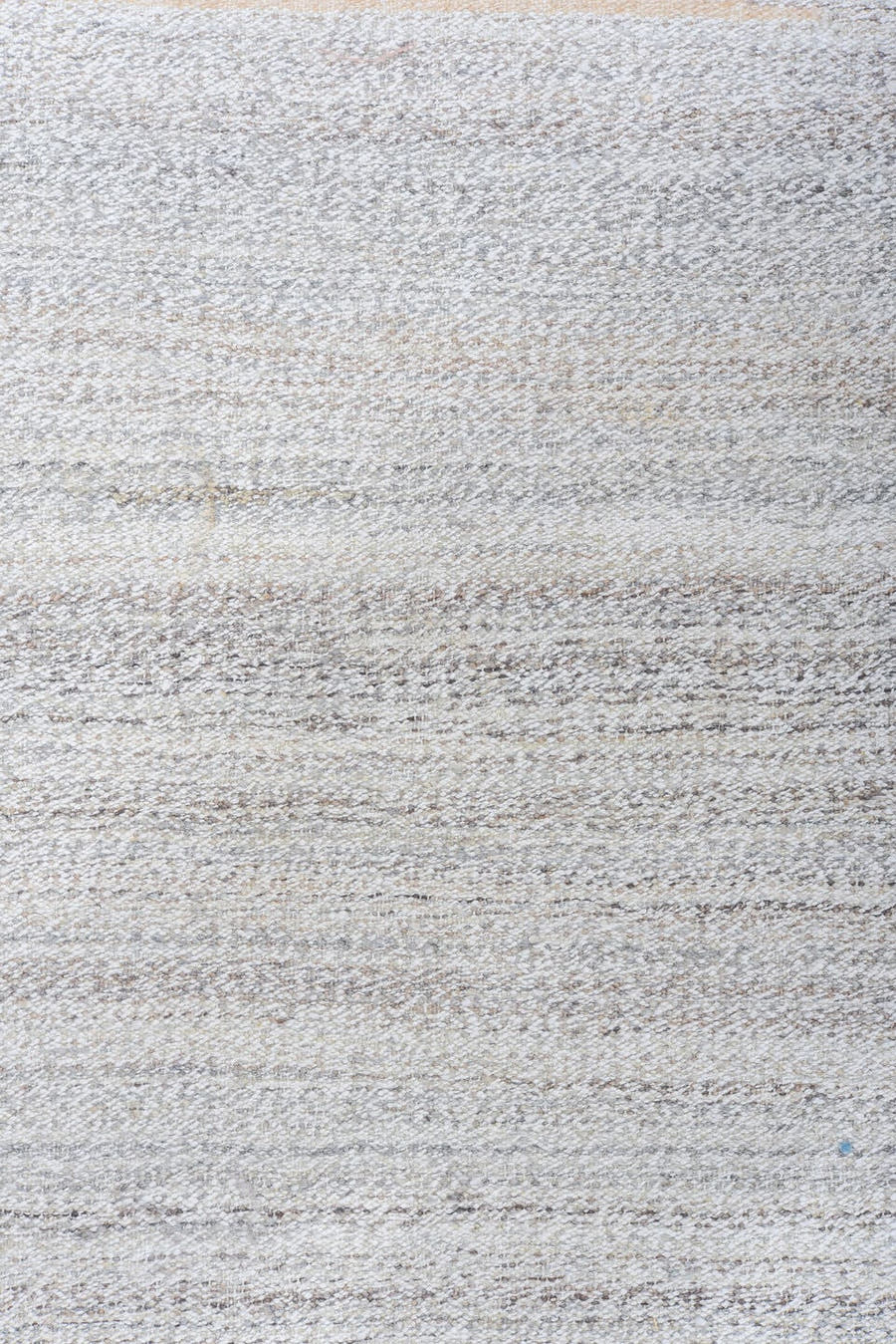 8' x 11' one-of-a-kind handmade vintage Kilim large size rug. Color palette: light gray, ivory, charcoal, beige, taupe, gray