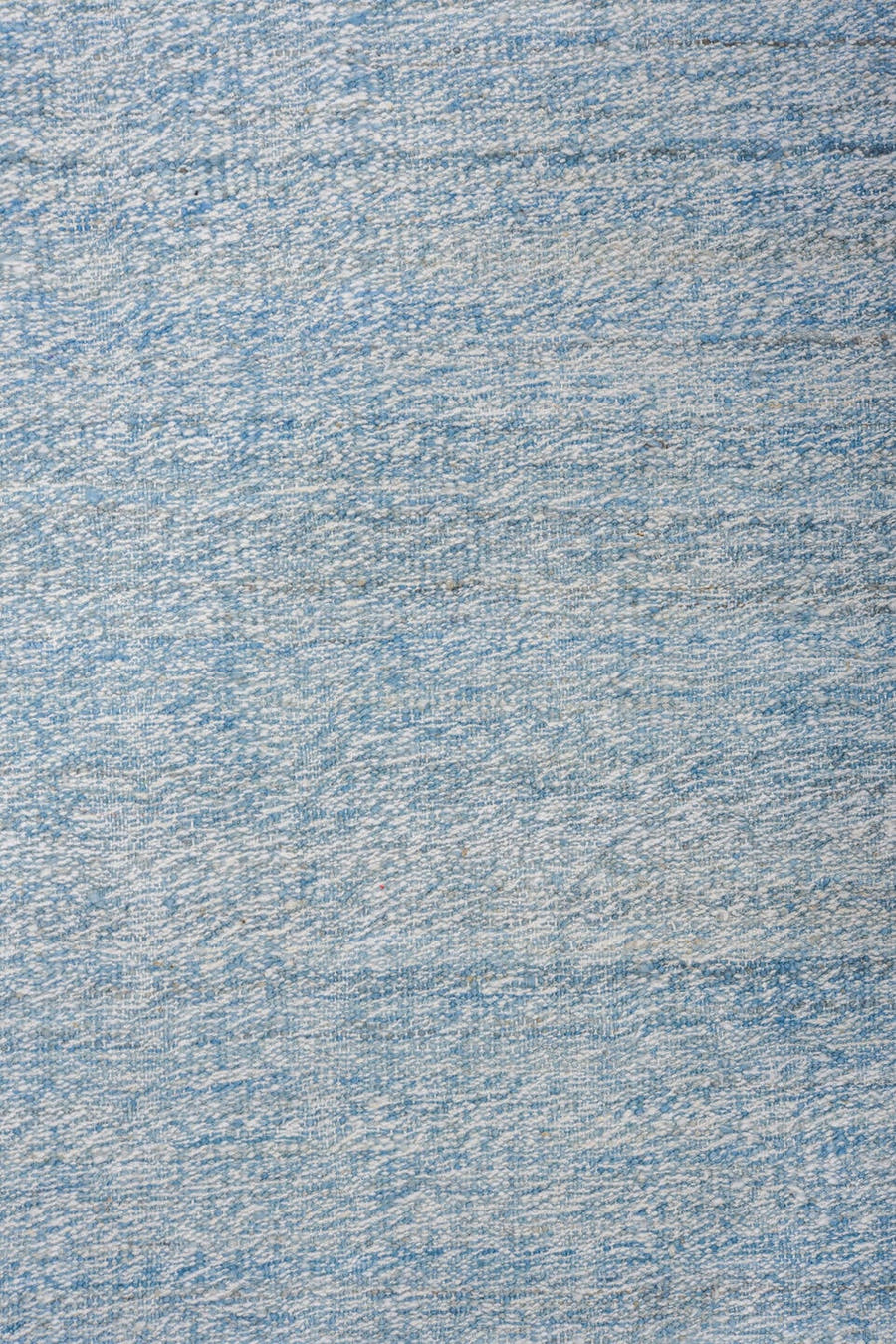 9' x 12' one-of-a-kind handmade vintage Kilim large size rug. Color palette: sky blue, ivory, pale blue, cream, taupe