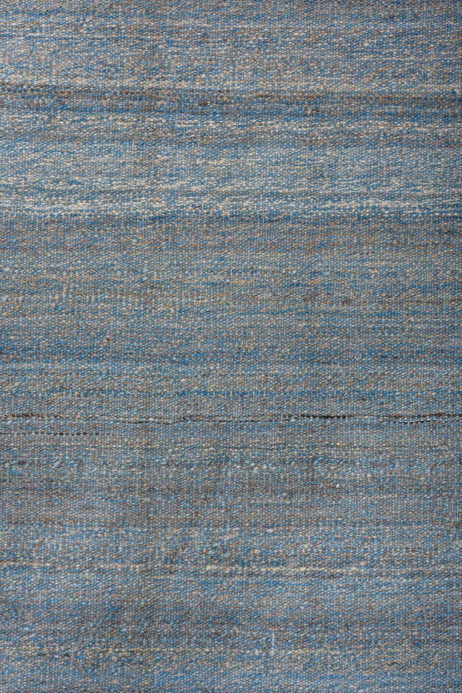 10' x 14' one-of-a-kind handmade vintage Kilim rug. Color palette: blue gray, slate, ivory, silver gray, gray, blue