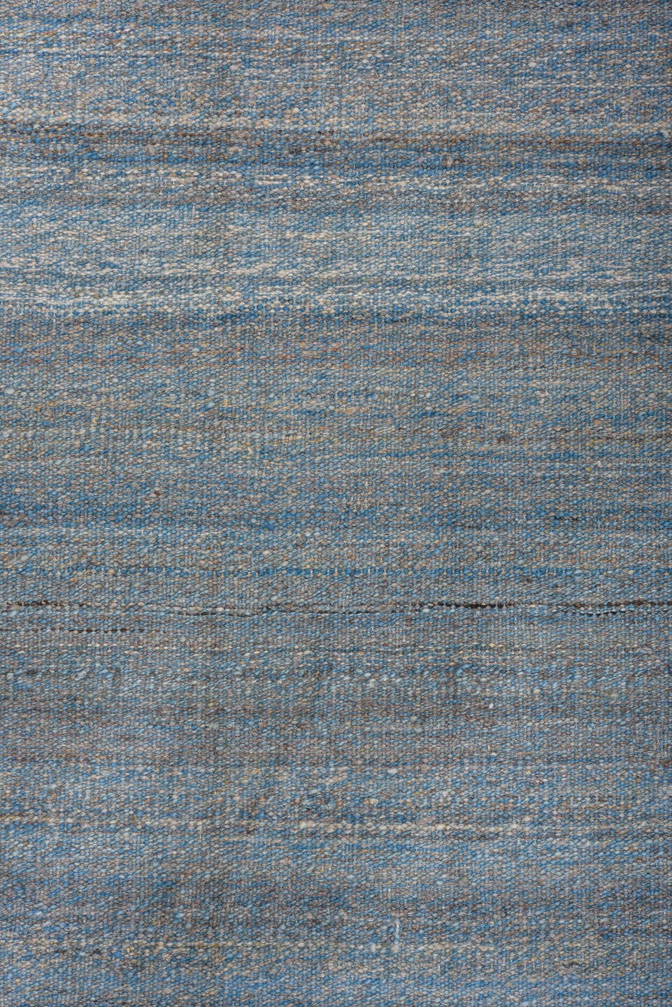 10' x 14' one-of-a-kind handmade vintage Kilim rug. Color palette: blue gray, slate, ivory, silver gray, gray, blue