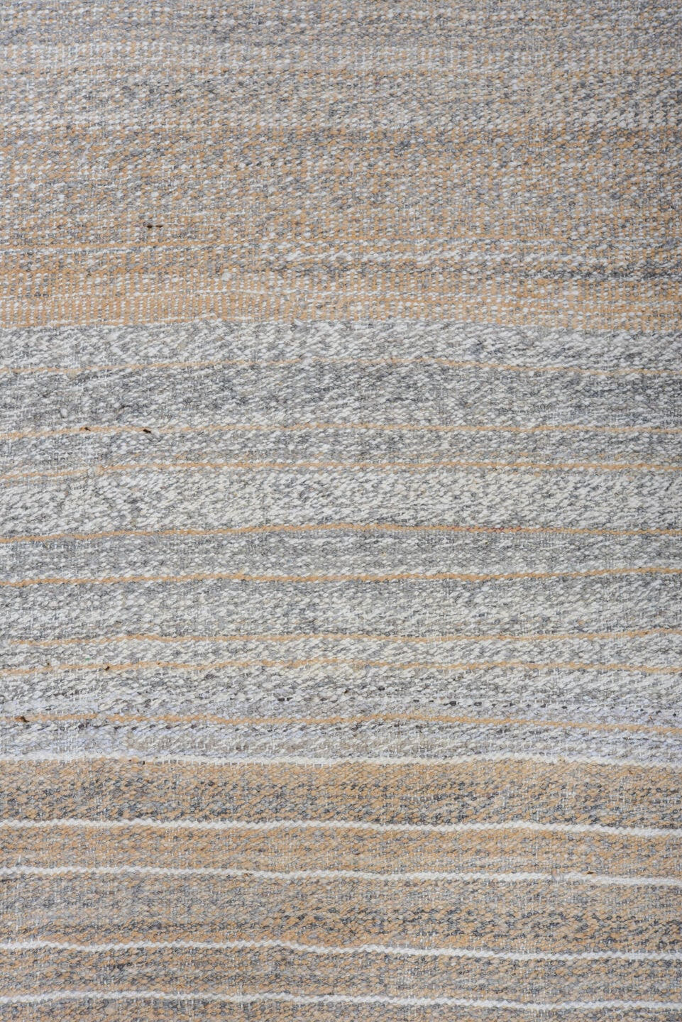 9' x 12' one-of-a-kind handmade vintage Kilim large size rug. Color palette: ivory, beige, taupe, light_gray, cream, gray