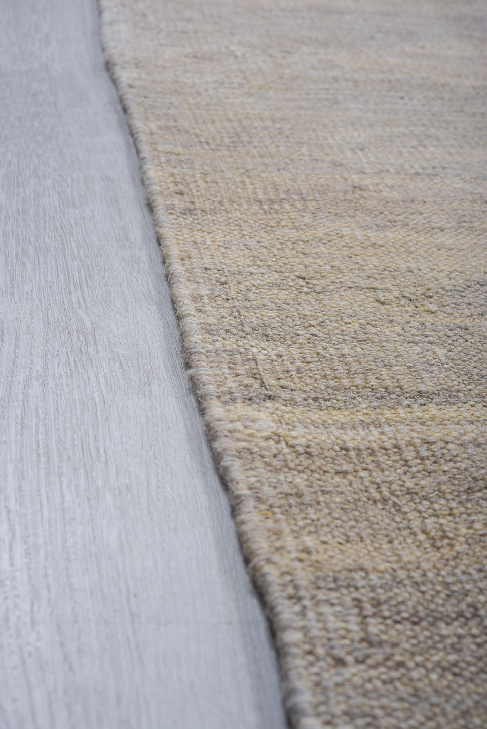 8' x 12' one-of-a-kind handmade vintage Kilim large size rug. Color palette: gray, ivory, taupe, beige, greige, brown