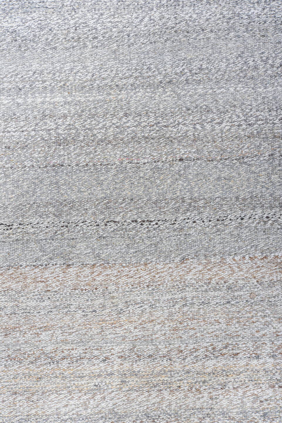 8' x 10' one-of-a-kind handmade vintage Kilim large size rug. Color palette: ivory, light gray, taupe, greige, beige, gray