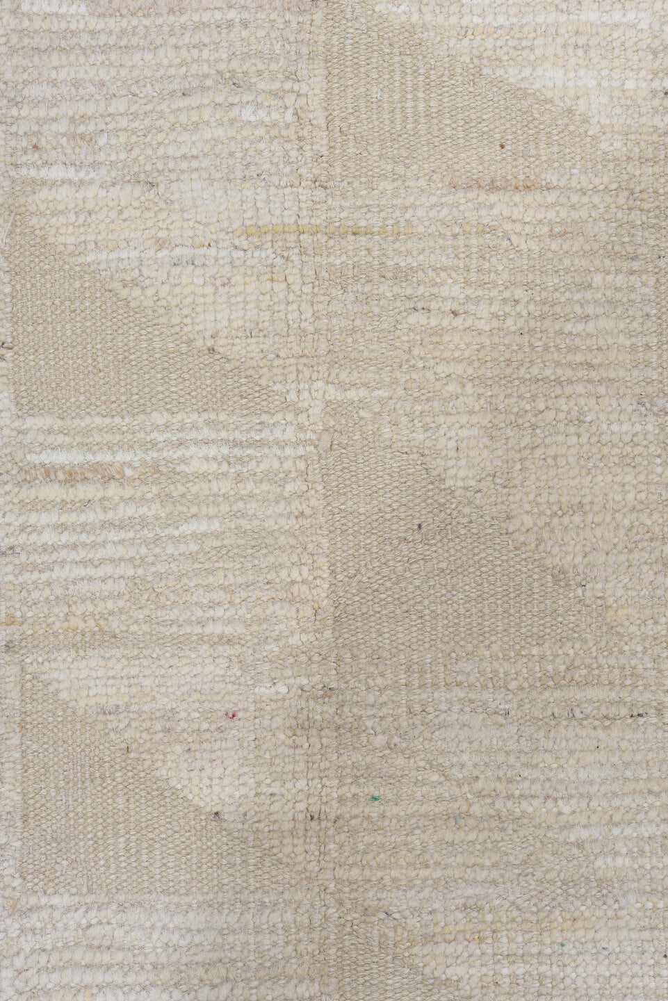 9' x 12' one-of-a-kind handmade vintage Tulu large size rug. Color palette: gainsboro, gray, light gray, off-white, silver