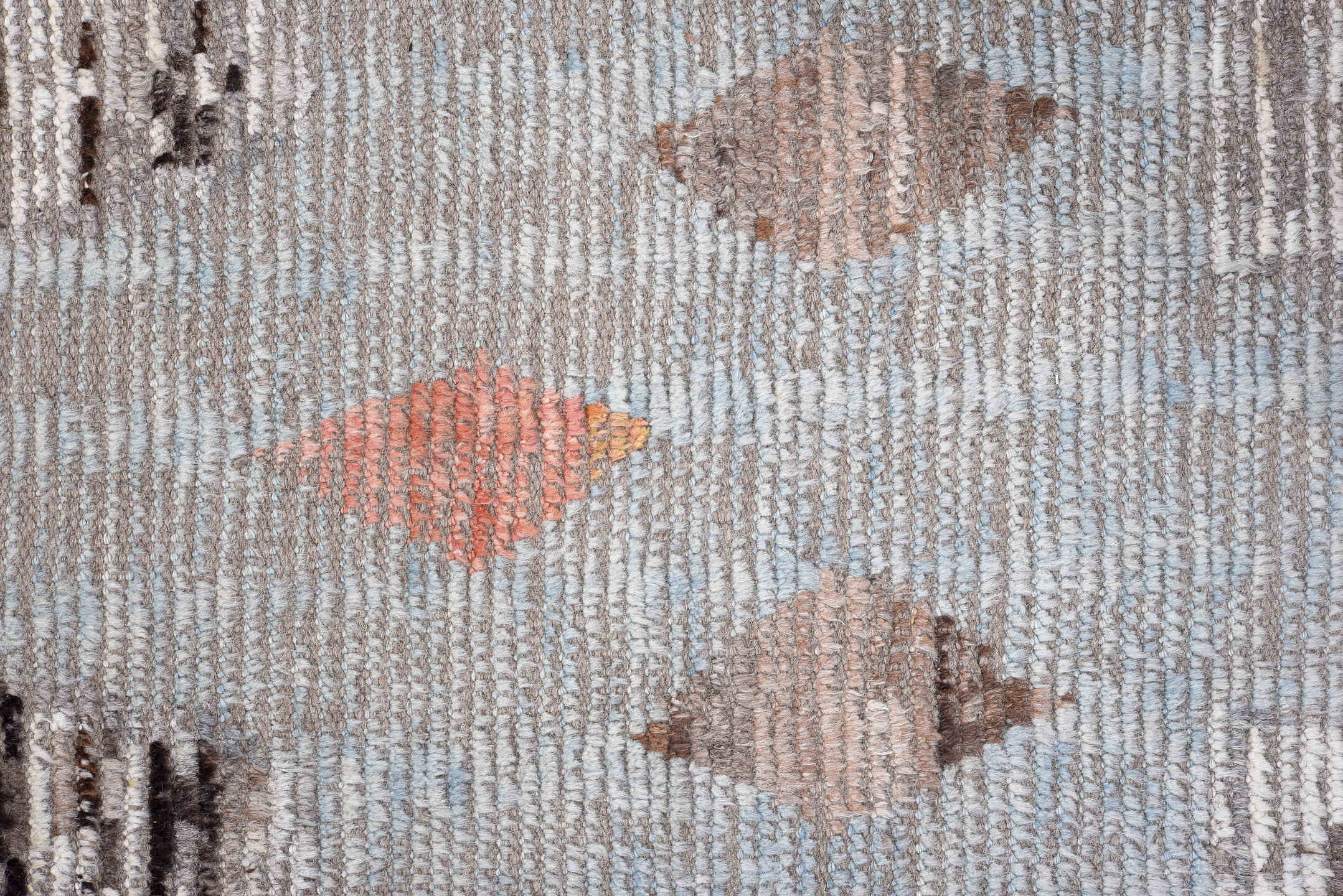 11' x 15' one-of-a-kind handmade vintage Tulu oversize rug. Color palette: black, charcoal, dim gray, gray, light gray