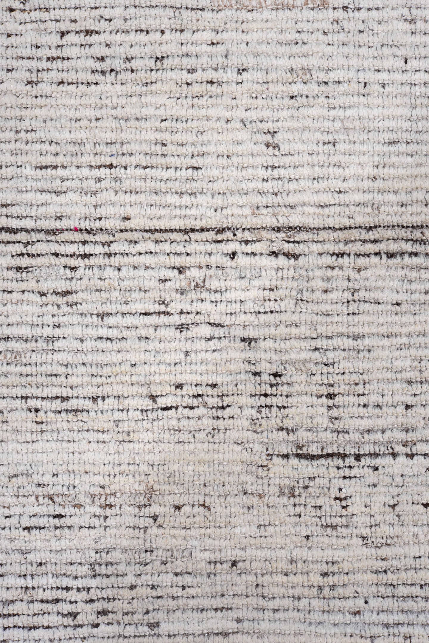 3' x 17' one-of-a-kind handmade vintage Tulu runner rug. Color palette: ivory, charcoal, taupe, brown, gray, black, beige