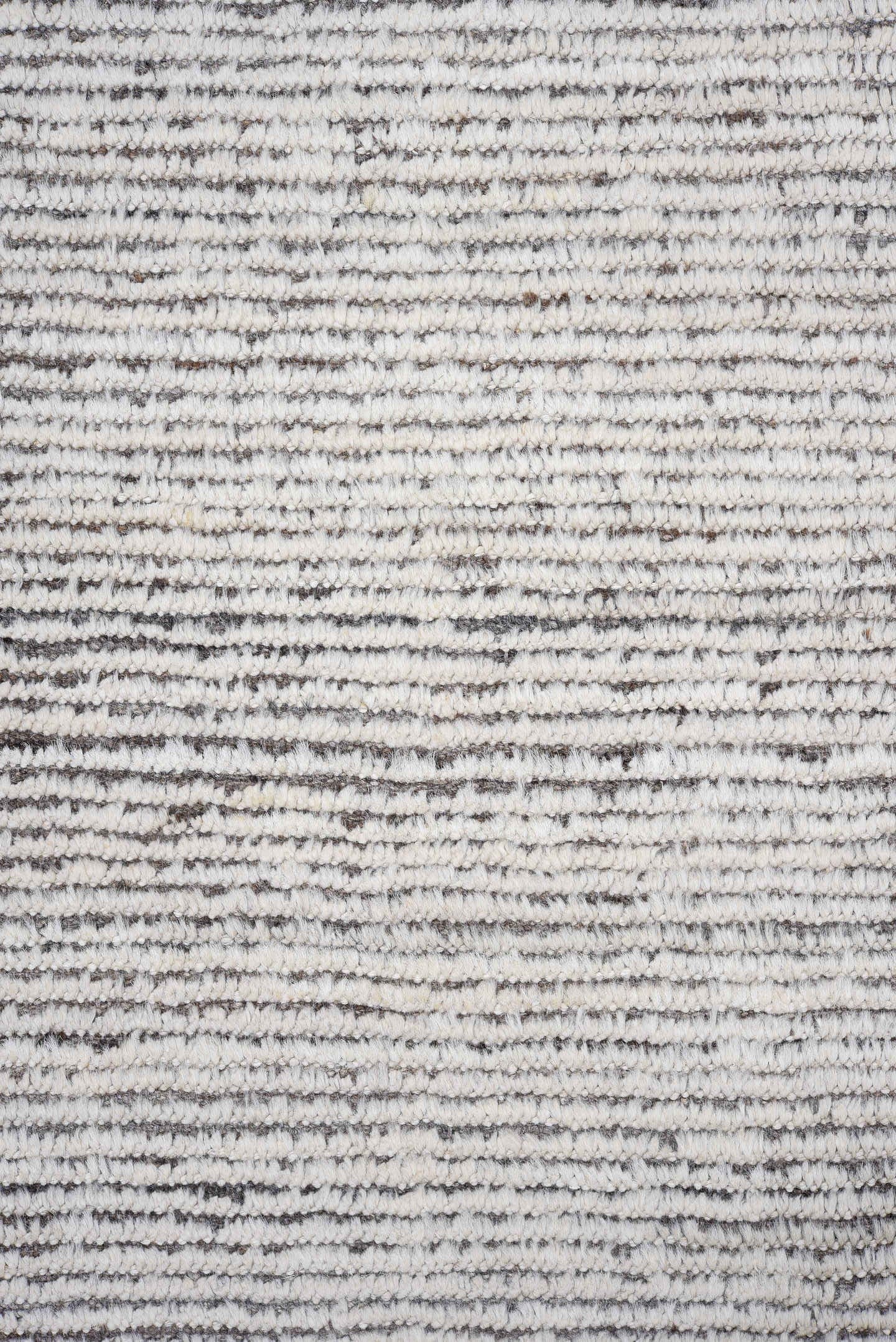 3' x 13' one-of-a-kind handmade vintage Tulu runner rug. Color palette: ivory, gray, taupe, charcoal, beige, black