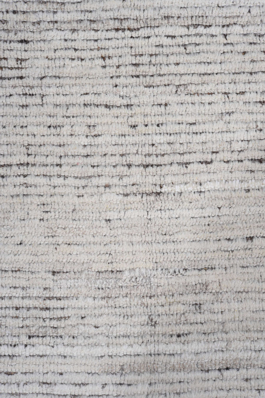 9' x 11' one-of-a-kind handmade vintage Tulu large size rug. Color palette: ivory, charcoal, taupe, brown, gray, black