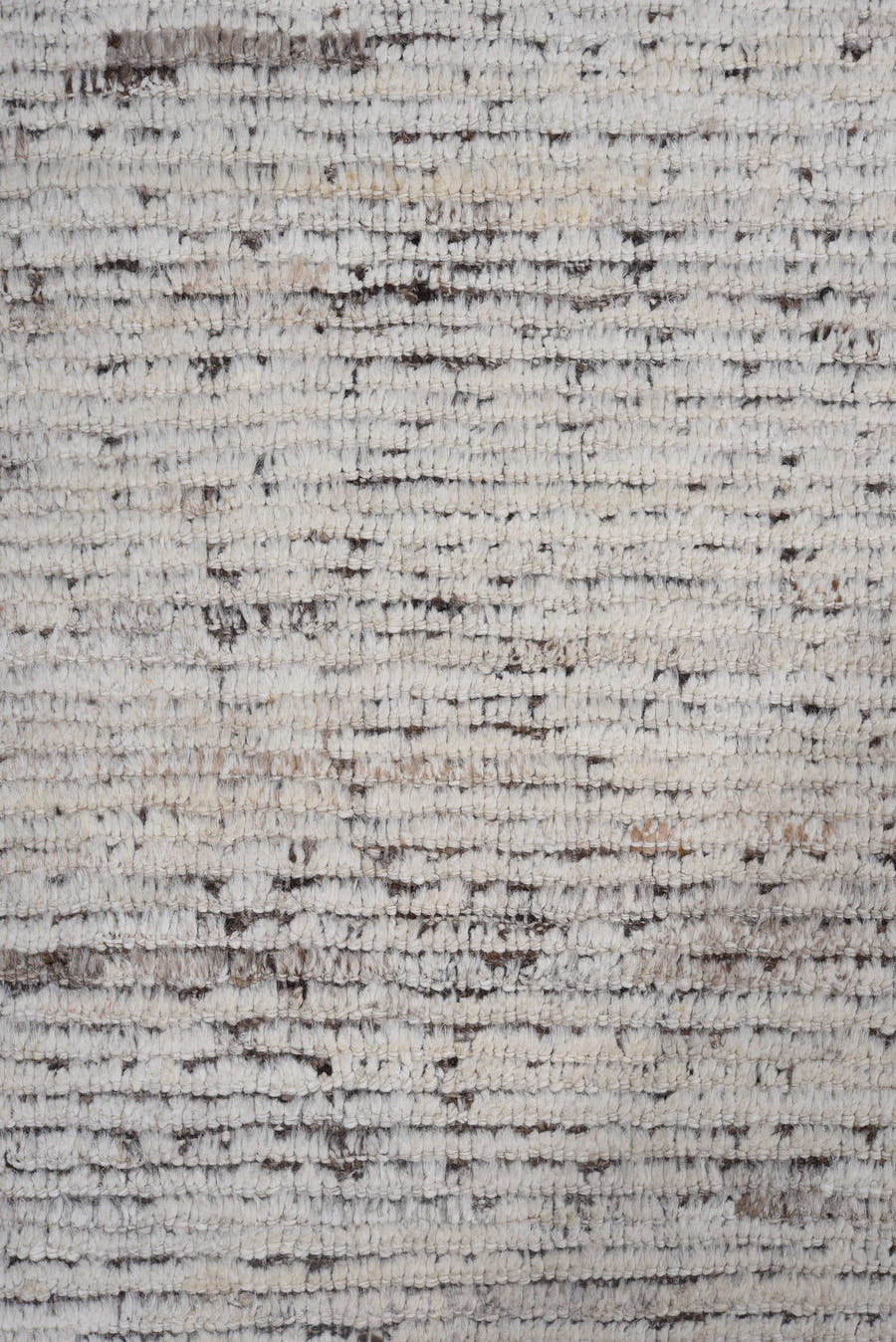 8' x 9' one-of-a-kind handmade vintage Tulu large size rug. Color palette: ivory, taupe, brown, charcoal, beige, gray, black