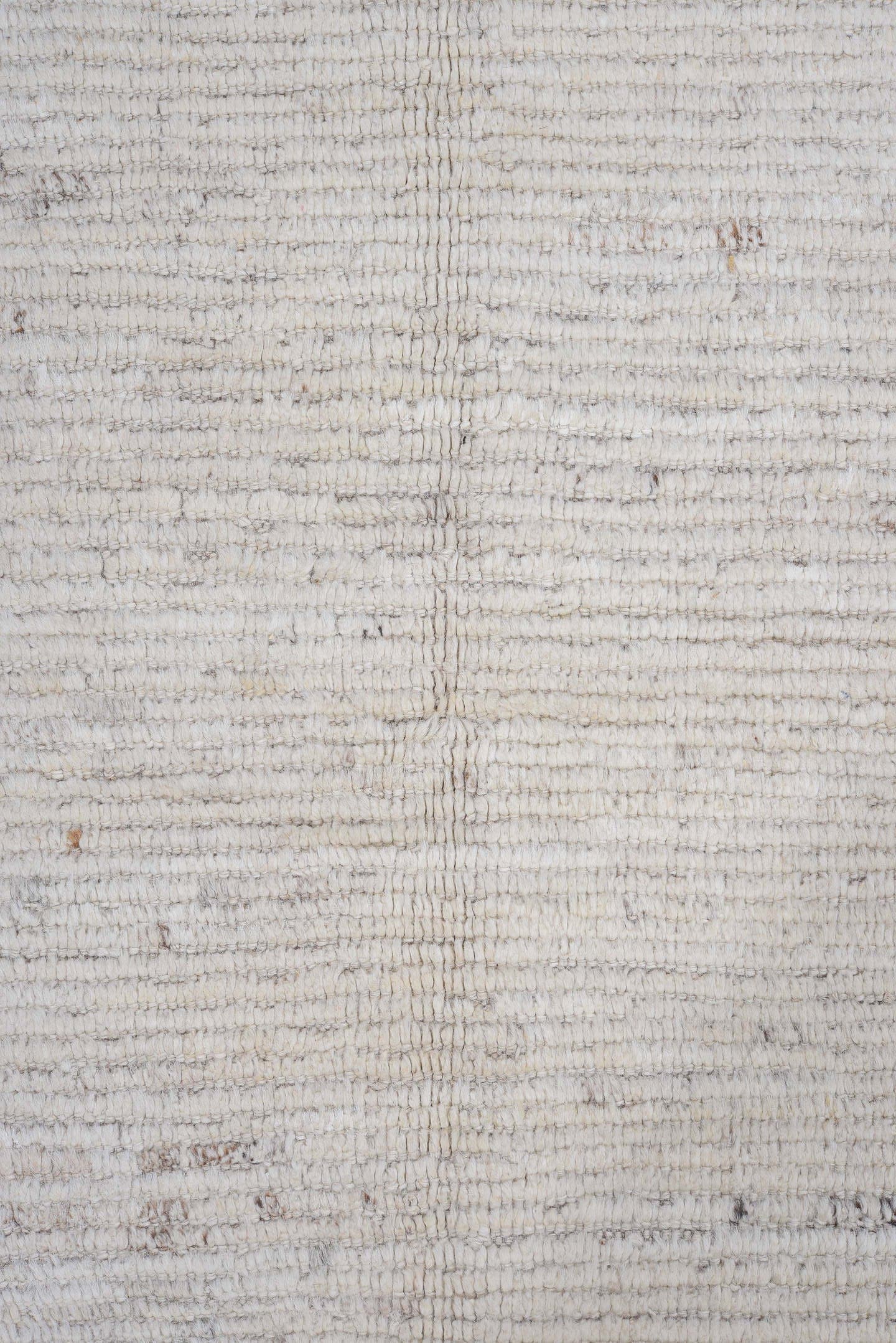 6' x 15' one-of-a-kind handmade vintage Tulu rug. Color palette: ivory, cream, taupe, beige, charcoal, gray, black