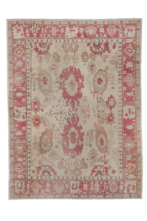 Vintage Oushak Area Rug (9' x 12')