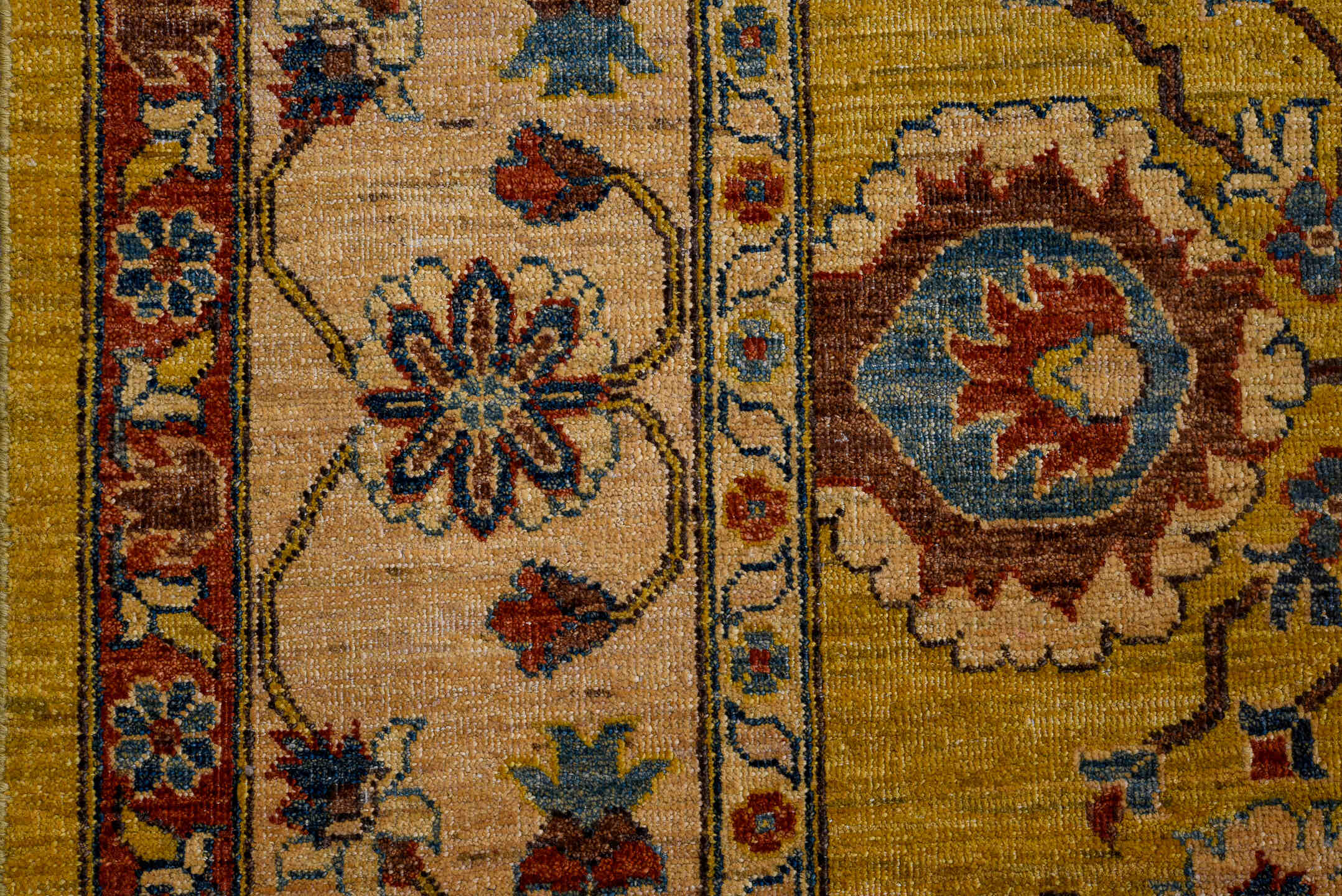 9' x 11' one-of-a-kind handmade vintage Afghan large size rug. Color palette: black, blue, brown, charcoal, dim gray, gray