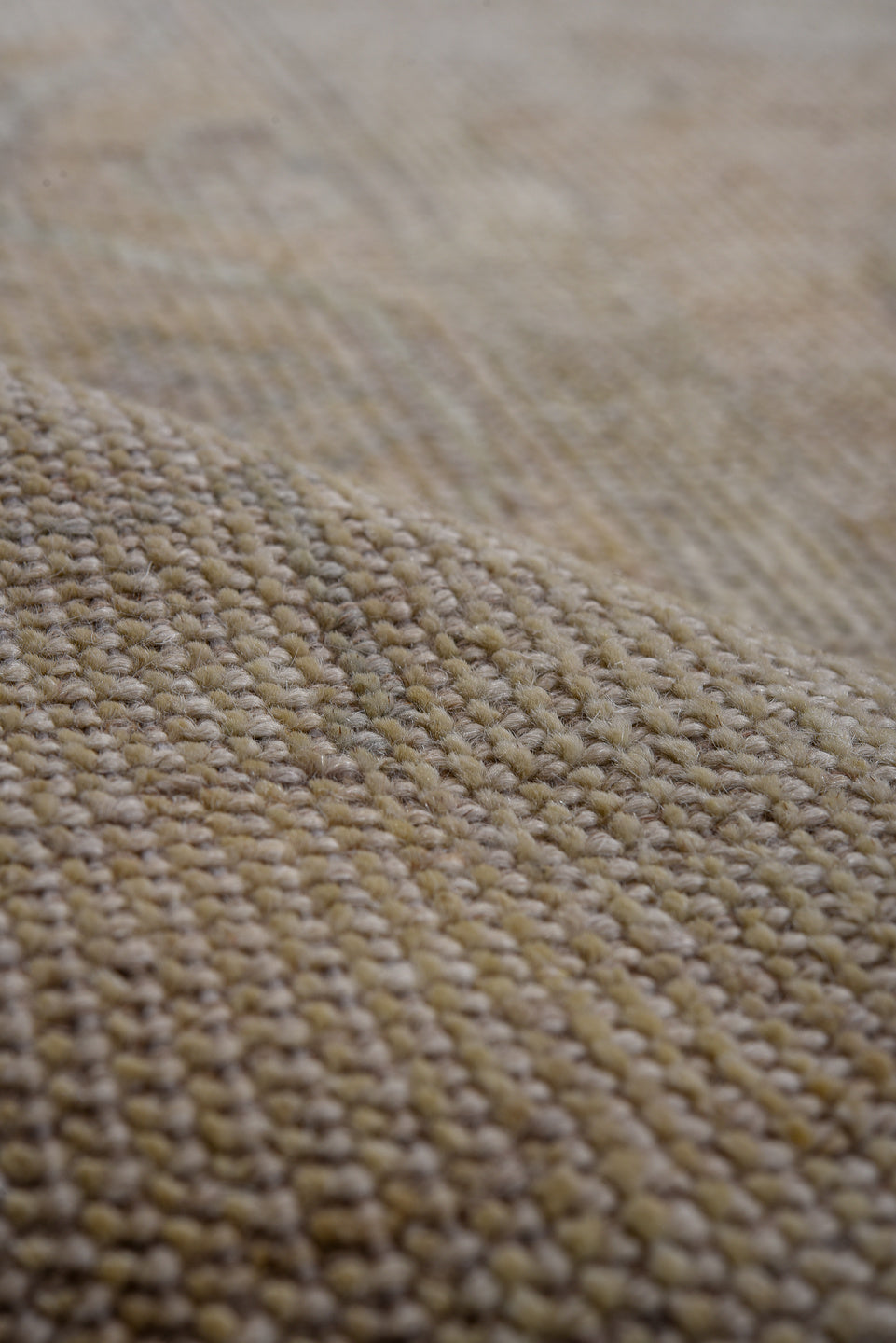 10' x 13' one-of-a-kind handmade vintage Oushak large size rug. Color palette: dim gray, gray, light gray, pink, silver