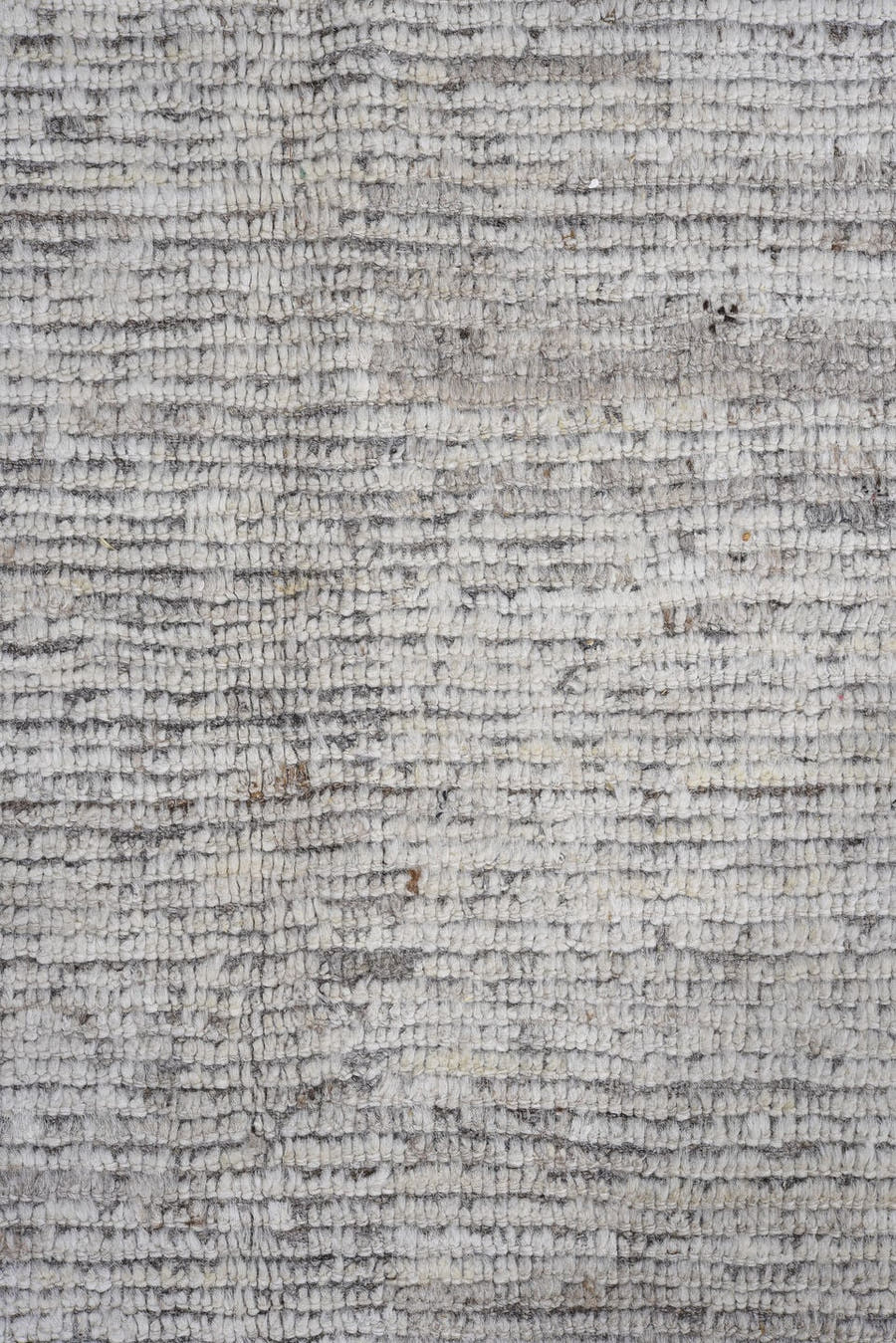13' x 16' one-of-a-kind handmade vintage Tulu oversize rug. Color palette: ivory, taupe, gray, greige, beige