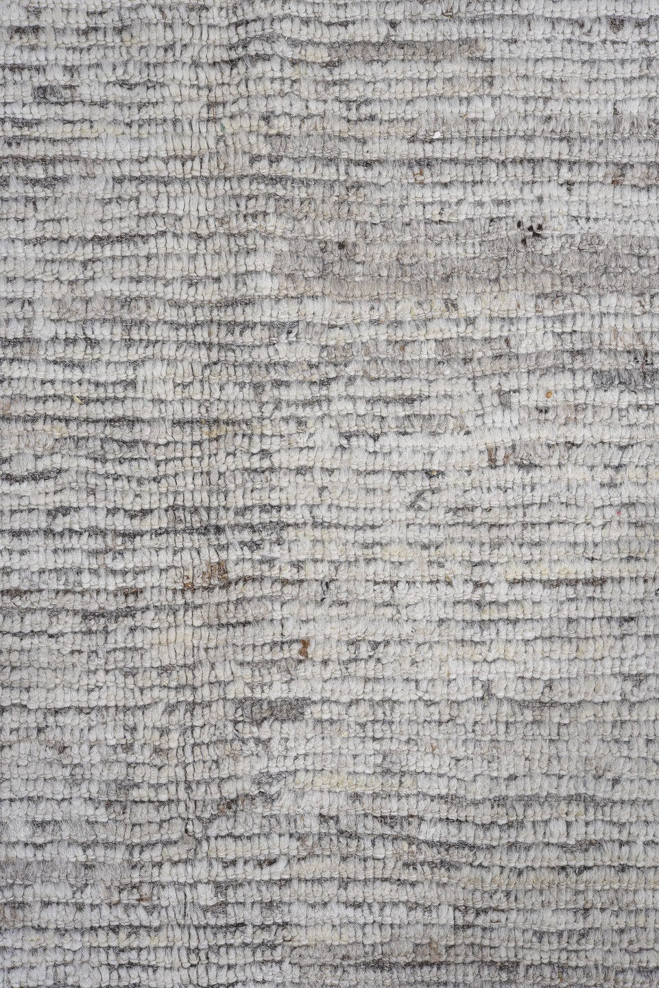 13' x 16' one-of-a-kind handmade vintage Tulu oversize rug. Color palette: ivory, taupe, gray, greige, beige