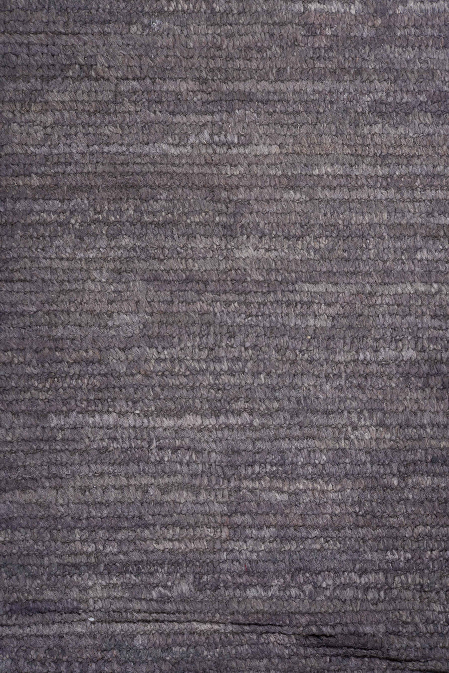 9' x 12' one-of-a-kind handmade vintage Tulu large size rug. Color palette: charcoal, slate, taupe, gray, black, beige