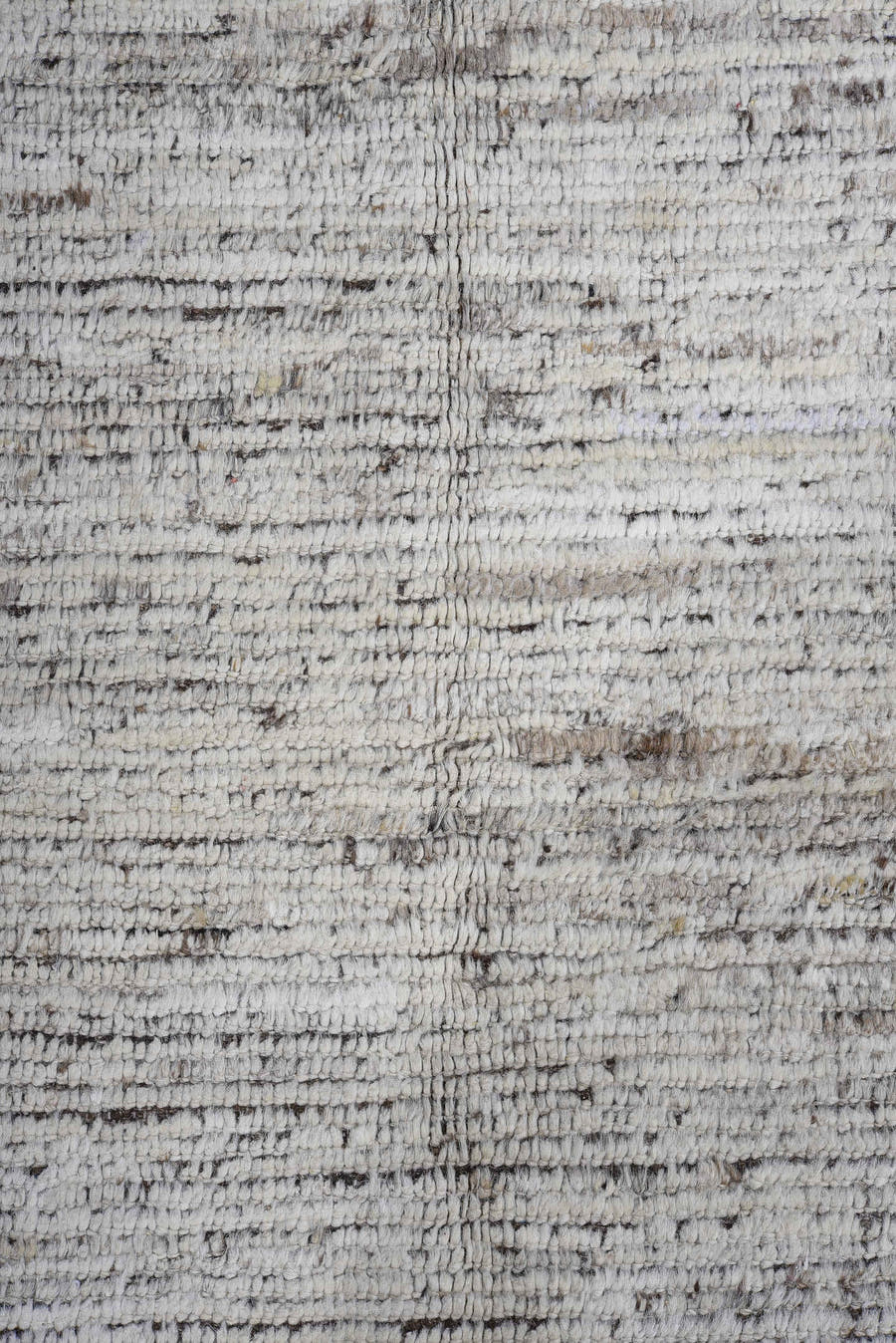 12' x 14' one-of-a-kind handmade vintage Tulu oversize rug. Color palette: ivory, taupe, brown, gray, beige