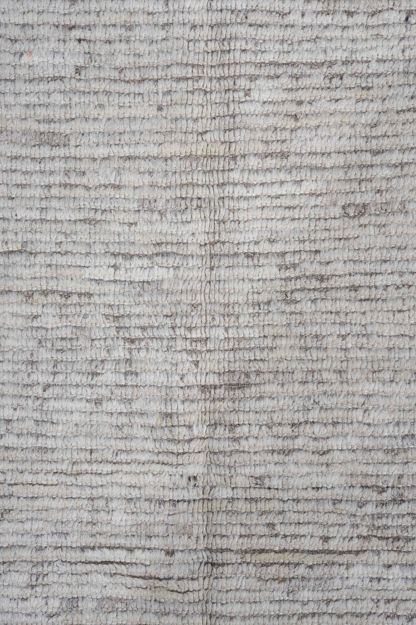 7' x 14' one-of-a-kind handmade vintage Tulu large size rug. Color palette: ivory, taupe, cream, beige, gray