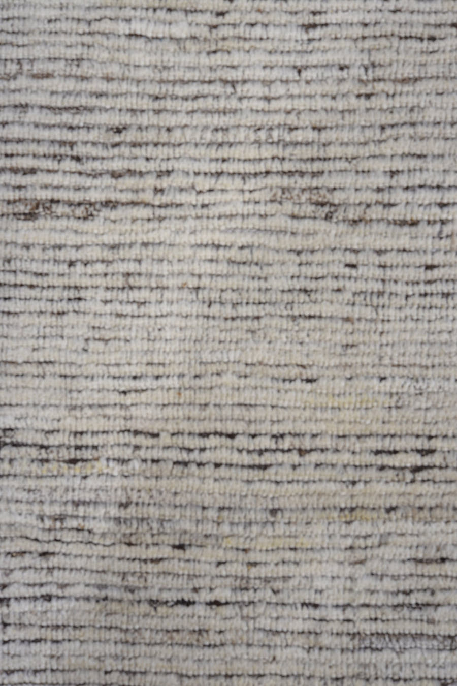 13' x 16' one-of-a-kind handmade vintage Tulu oversize rug. Color palette: ivory, charcoal, taupe, brown, gray, black, beige