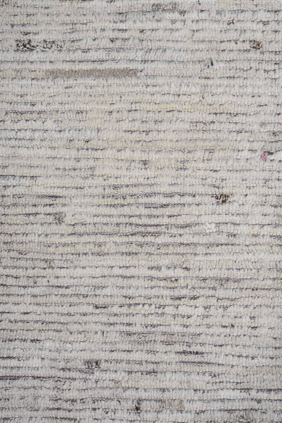 13' x 16' one-of-a-kind handmade vintage Tulu oversize rug. Color palette: ivory, taupe, gray, charcoal, beige, black