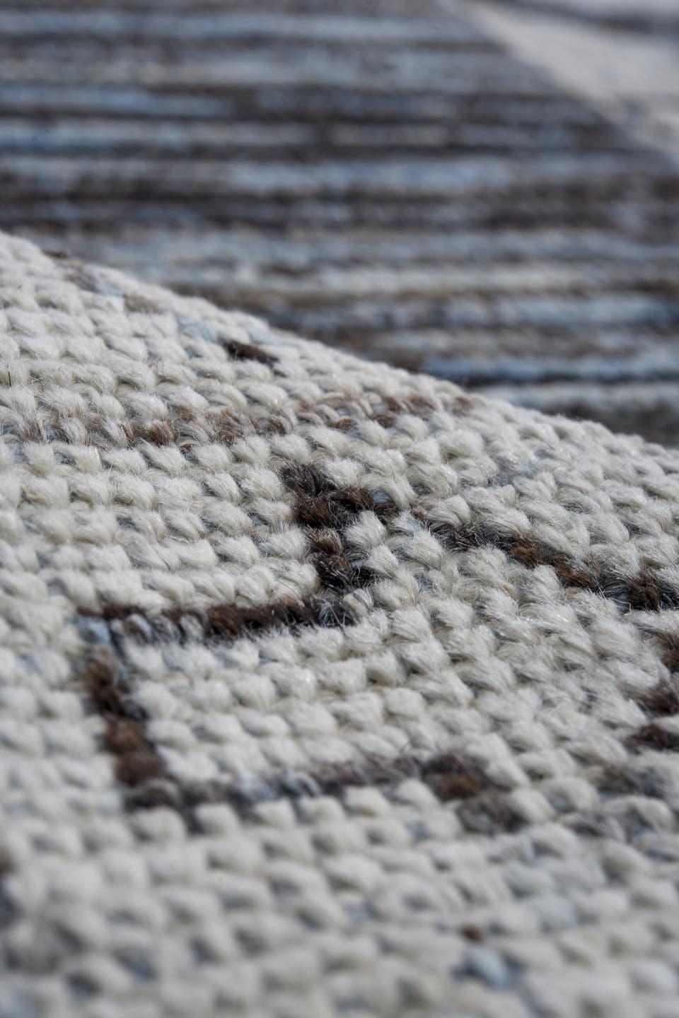 13' x 17' one-of-a-kind handmade vintage Oushak oversize rug. Color palette: slate, ivory, blue, charcoal, steel_blue, gray