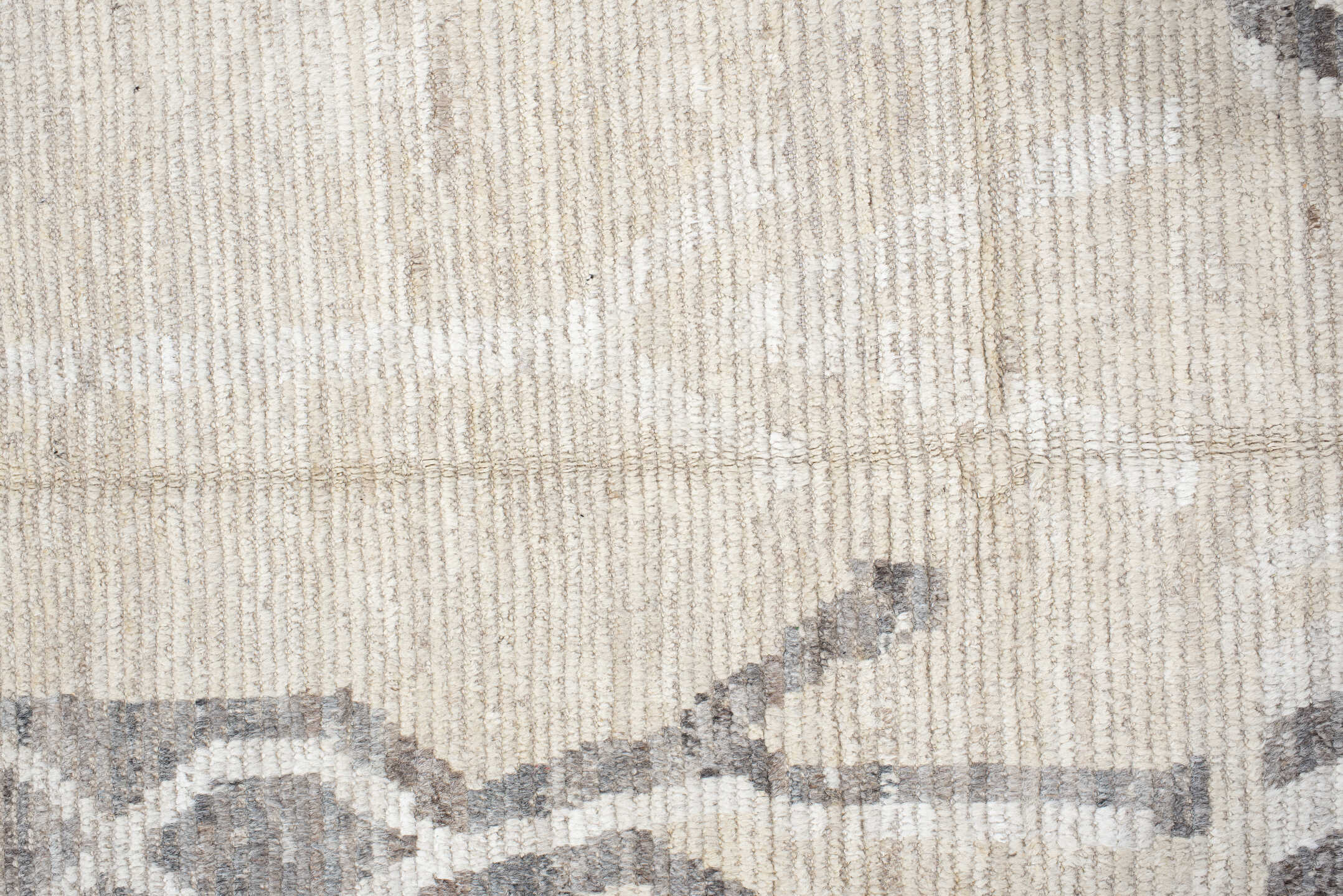 13' x 16' one-of-a-kind handmade vintage Tulu oversize rug. Color palette: dark gray, dim gray, gainsboro, gray, light gray