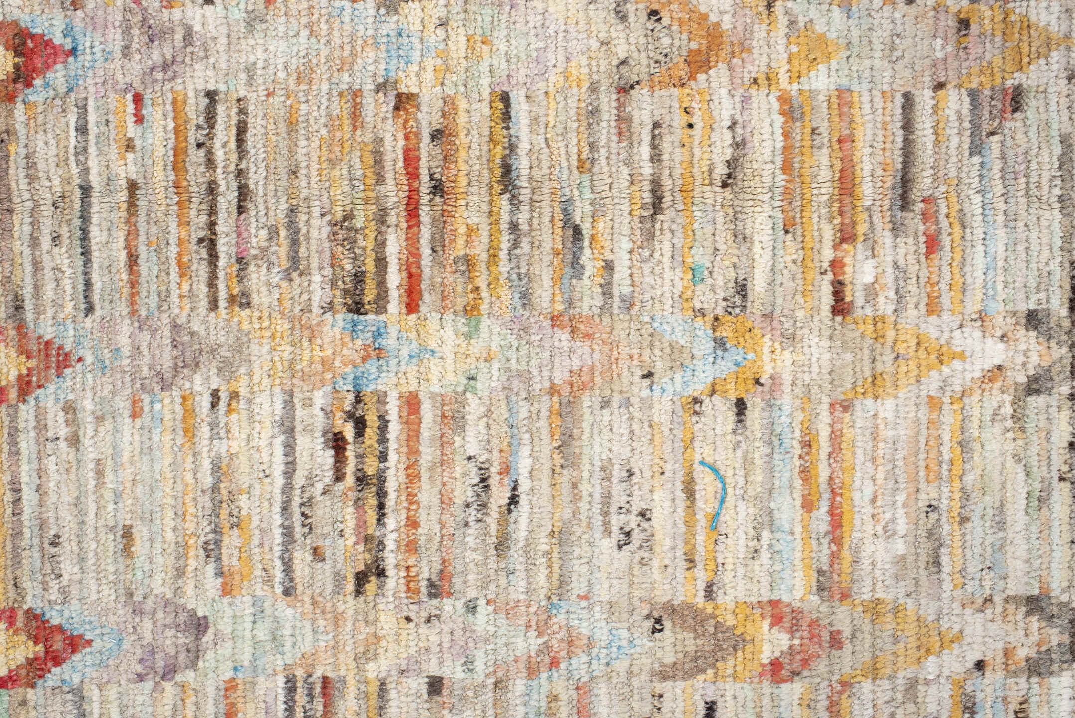 13' x 19' one-of-a-kind handmade vintage Tulu oversize rug. Color palette: antiquewhite, brown, gainsboro, gray, light gray