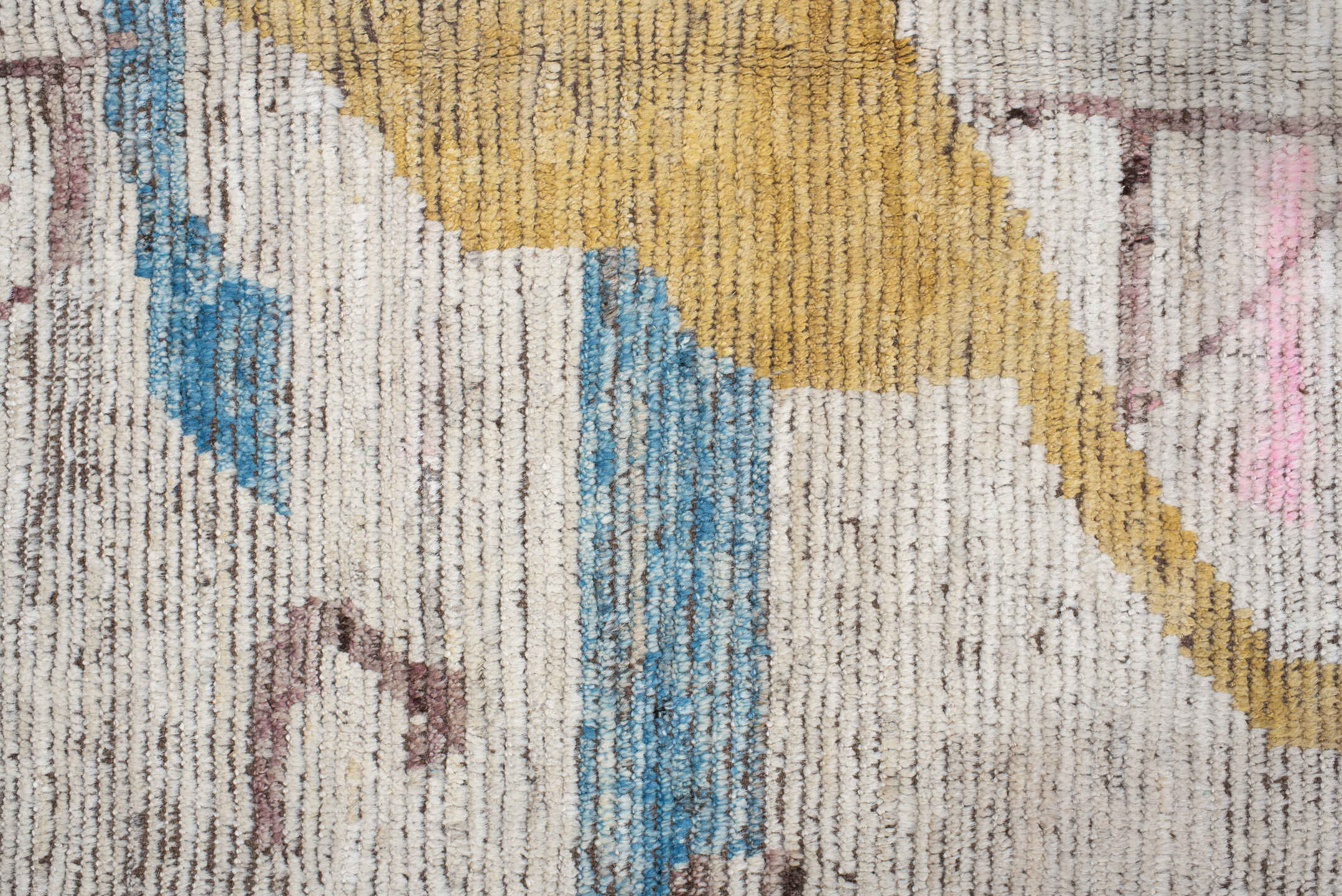 16' x 20' one-of-a-kind handmade vintage Tulu oversize rug. Color palette: blue, brown, burlywood, dark gray, gainsboro