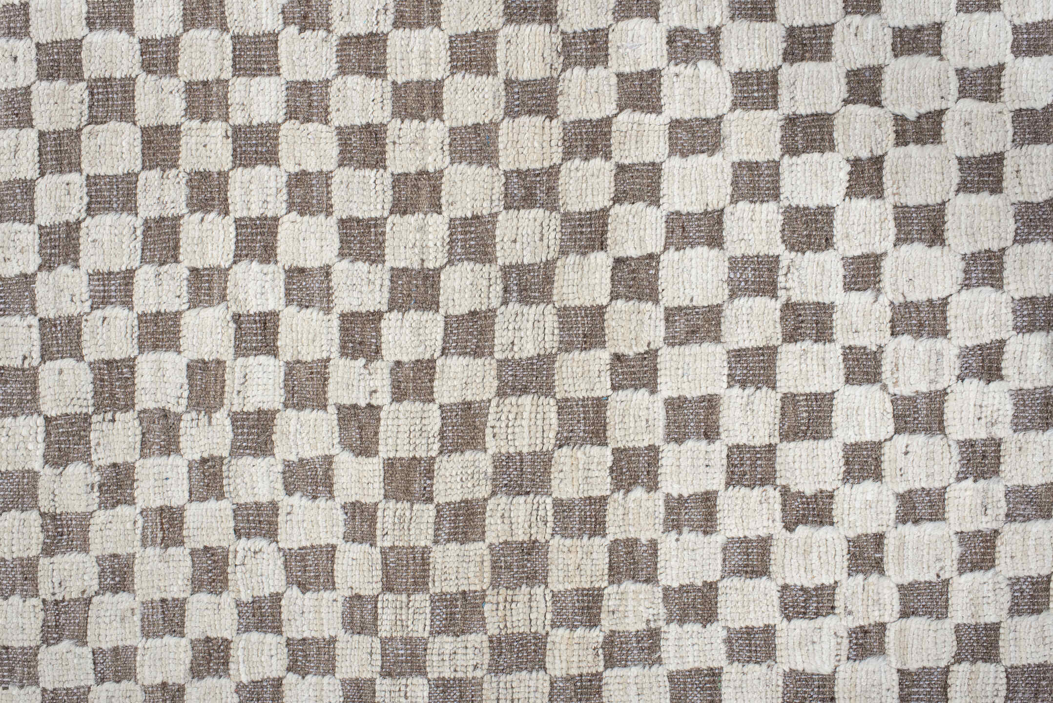 5' x 6' one-of-a-kind handmade vintage Tulu rug. Color palette: dark gray, gainsboro, gray, light gray, linen, off-white