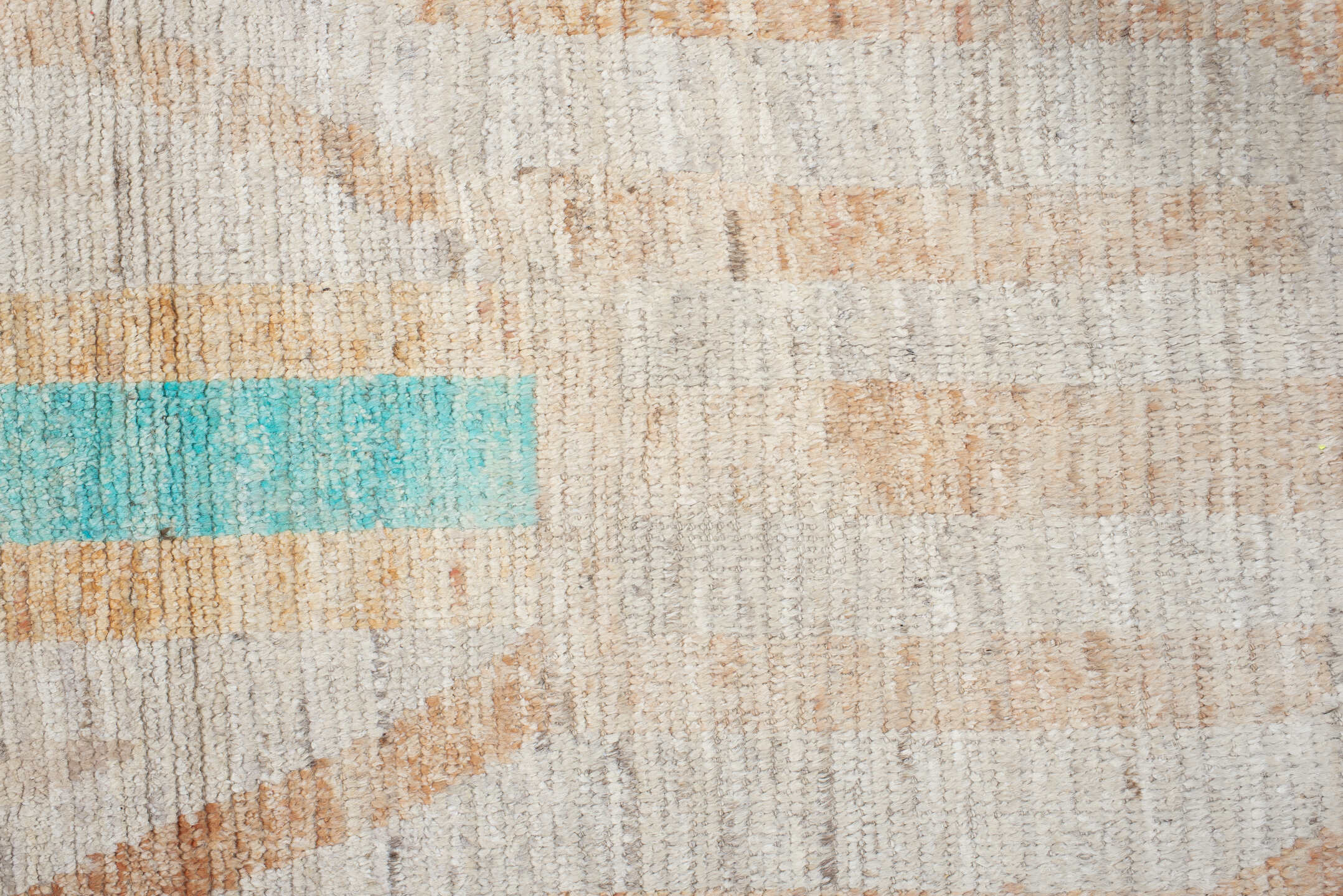 10' x 13' one-of-a-kind handmade vintage Tulu large size rug. Color palette: antiquewhite, blue, brown, burlywood