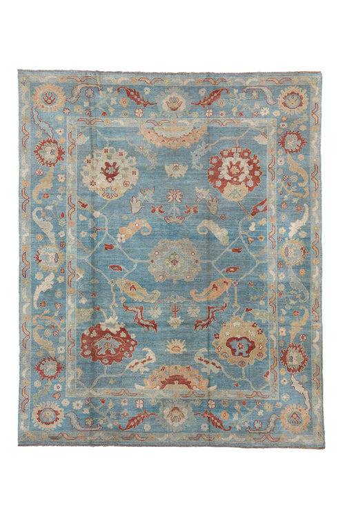 Vintage Oushak Area Rug (7' x 9')