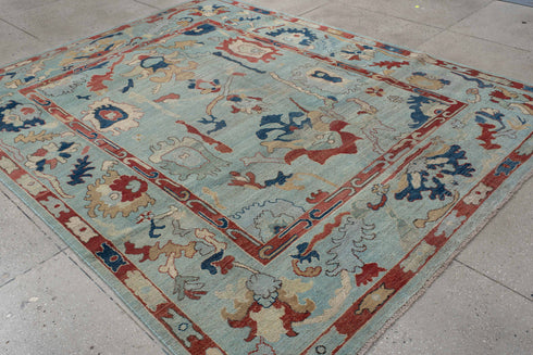 Vintage Oushak Area Rug (7' x 9')