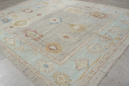 Vintage Oushak Area Rug (9' x 13')