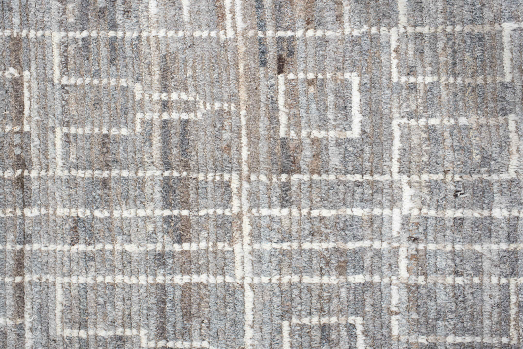 14' x 15' one-of-a-kind handmade vintage Tulu oversize rug. Color palette: dark gray, dim gray, gainsboro, gray, light gray