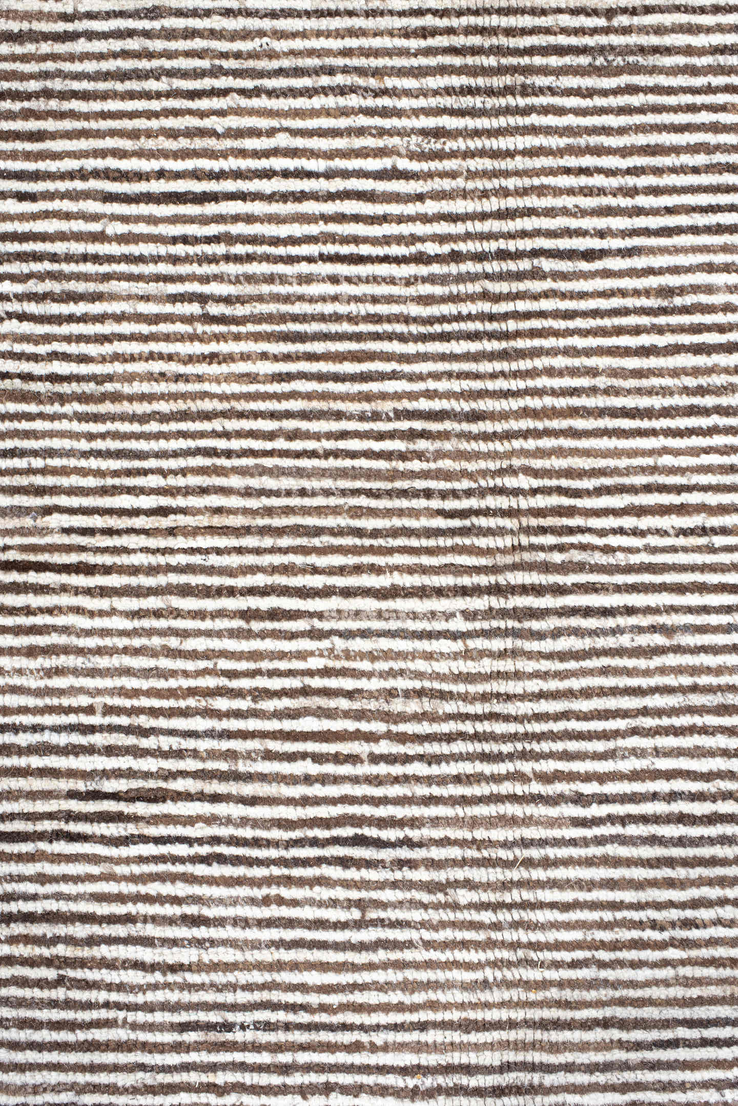 10' x 14' one-of-a-kind handmade vintage Tulu large size rug. Color palette: ivory, brown, taupe, charcoal, beige, gray