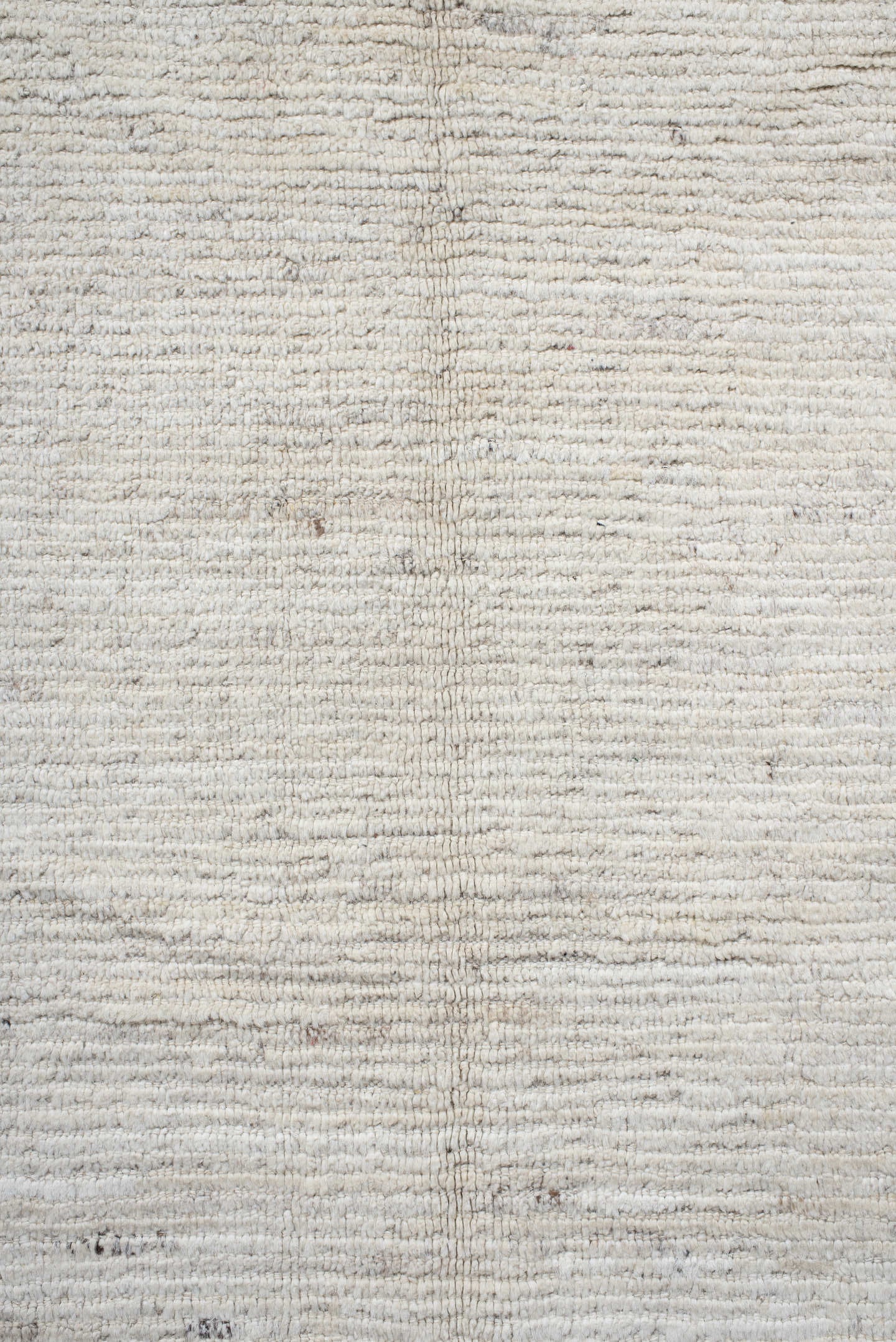 12' x 15' one-of-a-kind handmade vintage Tulu oversize rug. Color palette: ivory, cream, beige, taupe, light gray, gray