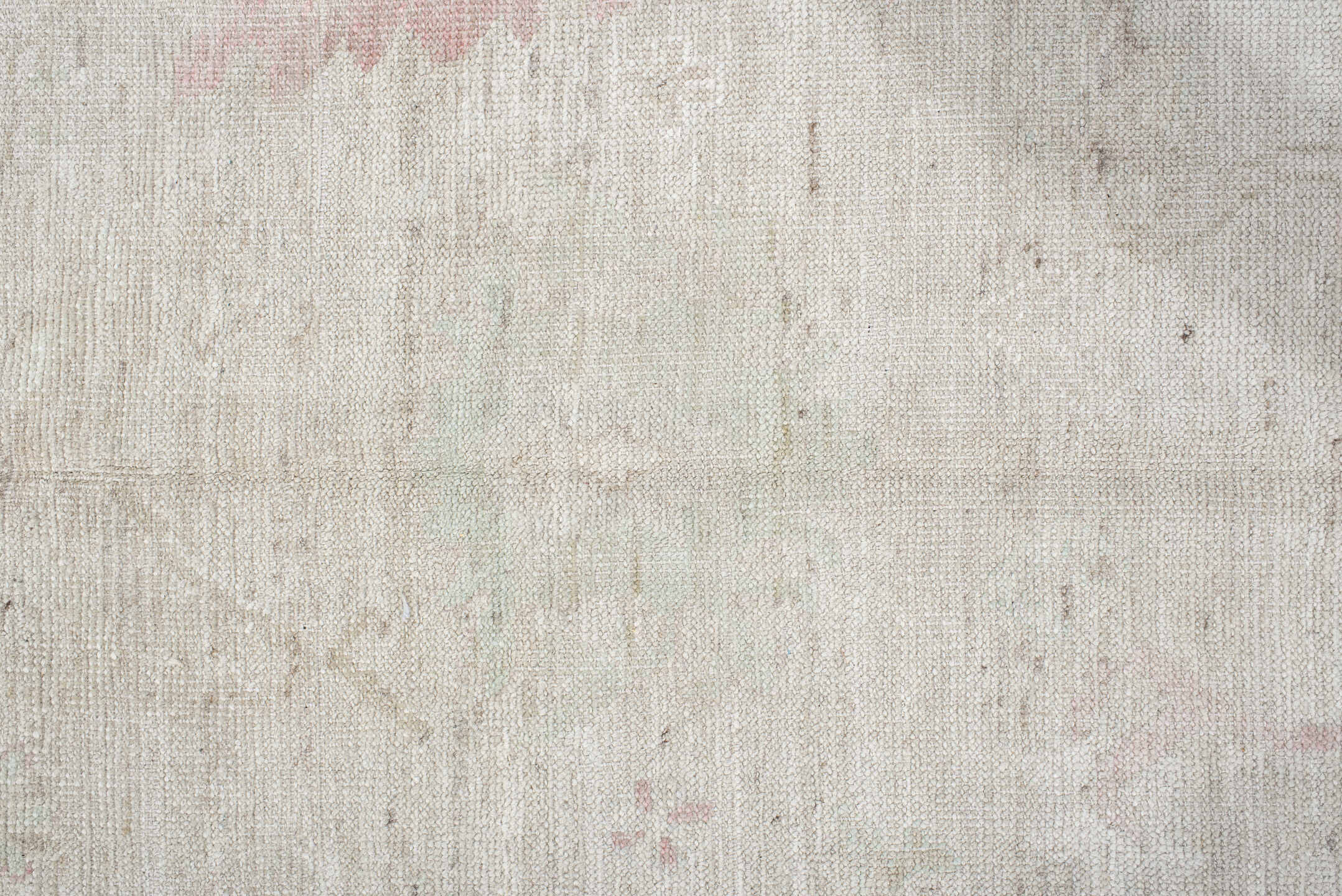 10' x 12' one-of-a-kind handmade vintage Tulu large size rug. Color palette: gainsboro, gray, light gray, off-white, pink