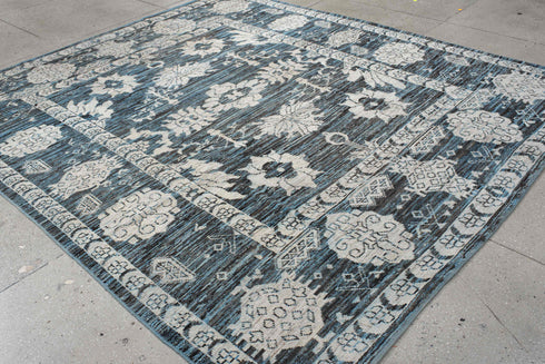 Vintage Oushak Area Rug (8' x 9')