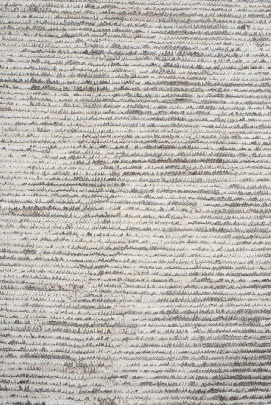 11' x 14' one-of-a-kind handmade vintage Tulu oversize rug. Color palette: ivory, taupe, gray, cream, charcoal, beige, black