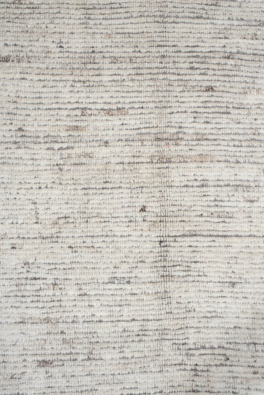 14' x 12' one-of-a-kind handmade vintage Tulu oversize rug. Color palette: ivory, taupe, gray, greige, beige