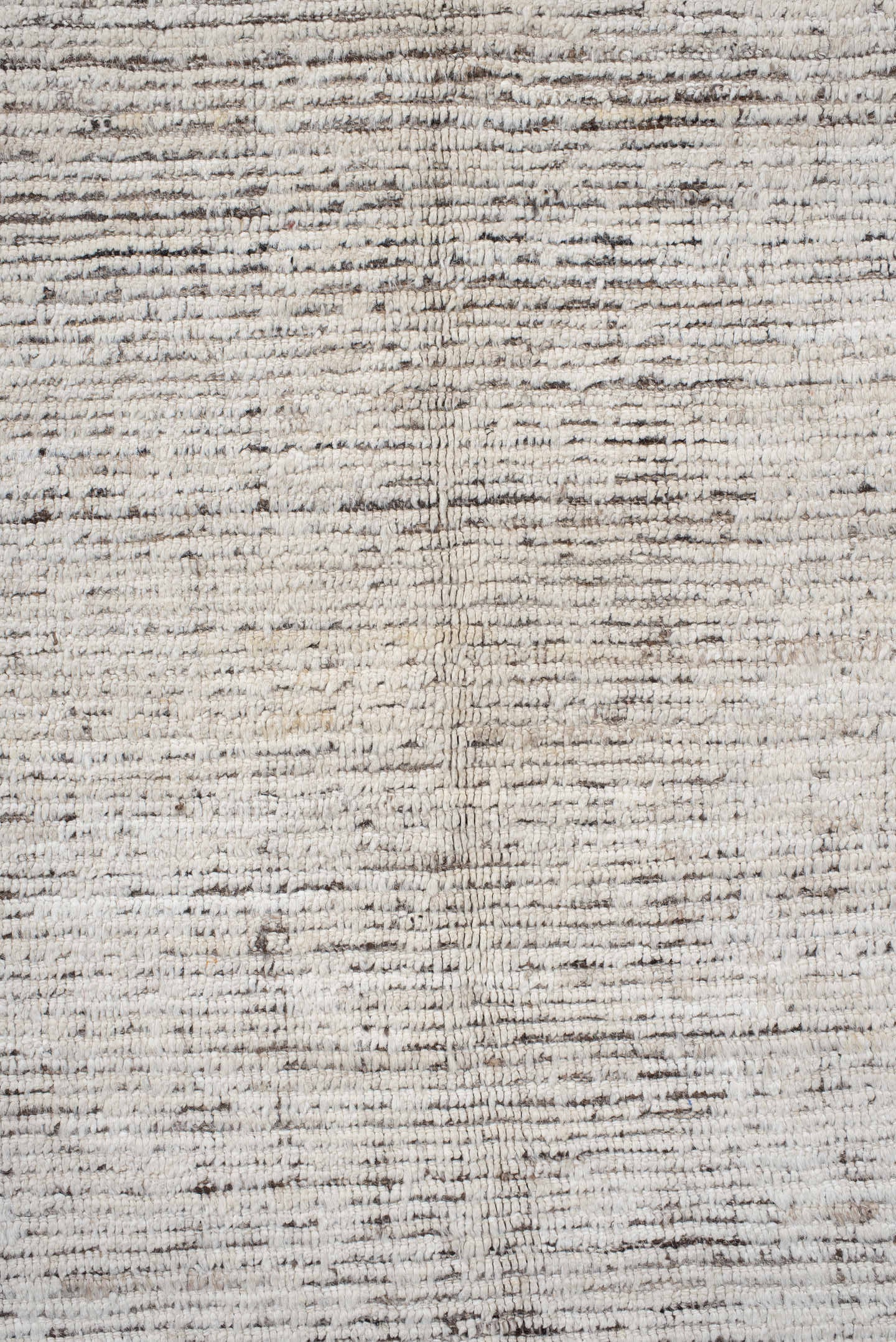 12' x 14' one-of-a-kind handmade vintage Tulu oversize rug. Color palette: ivory, taupe, brown, charcoal, beige, gray, black
