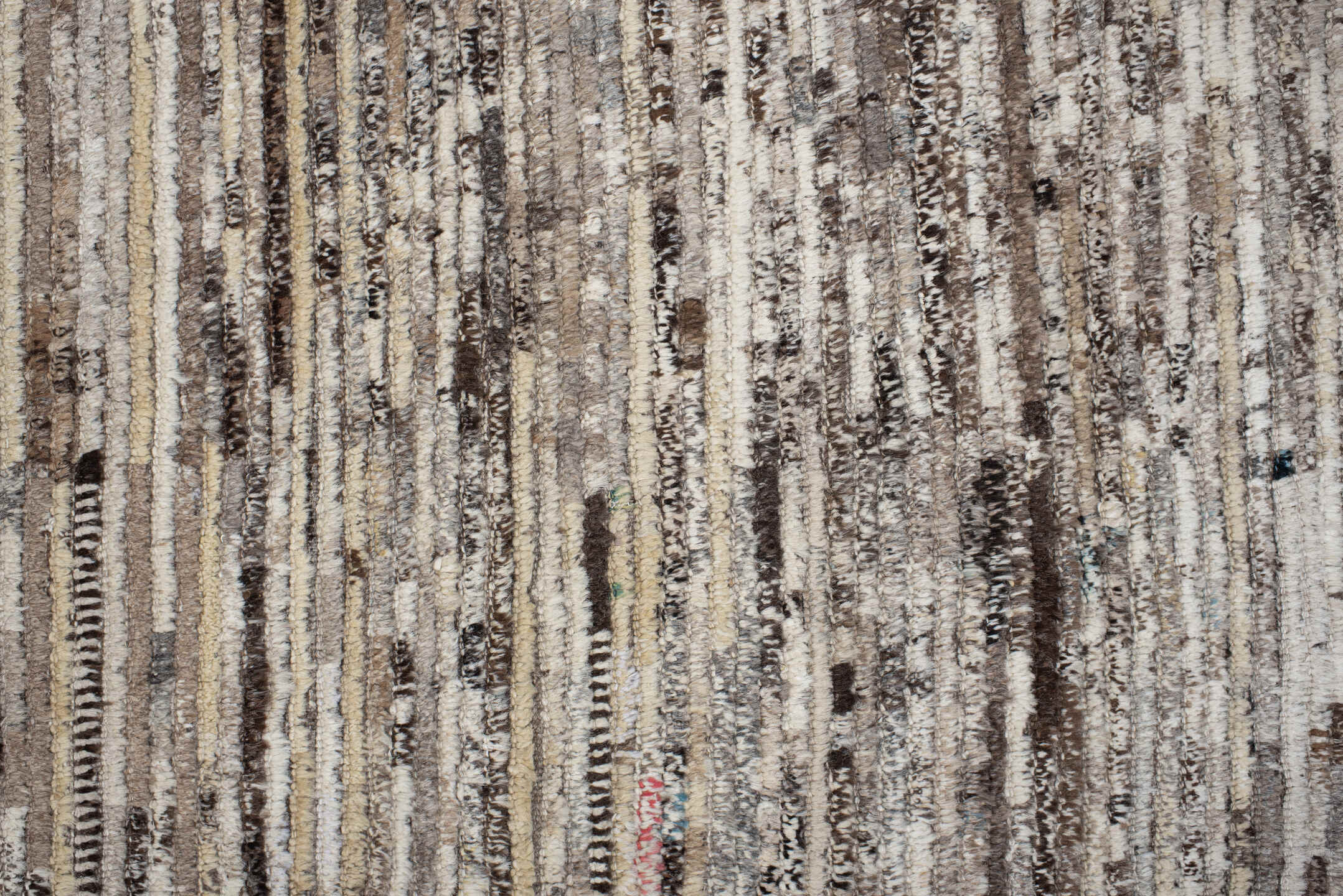 3' x 12' one-of-a-kind handmade vintage Tulu runner rug. Color palette: antiquewhite, gray, light gray, linen, off-white