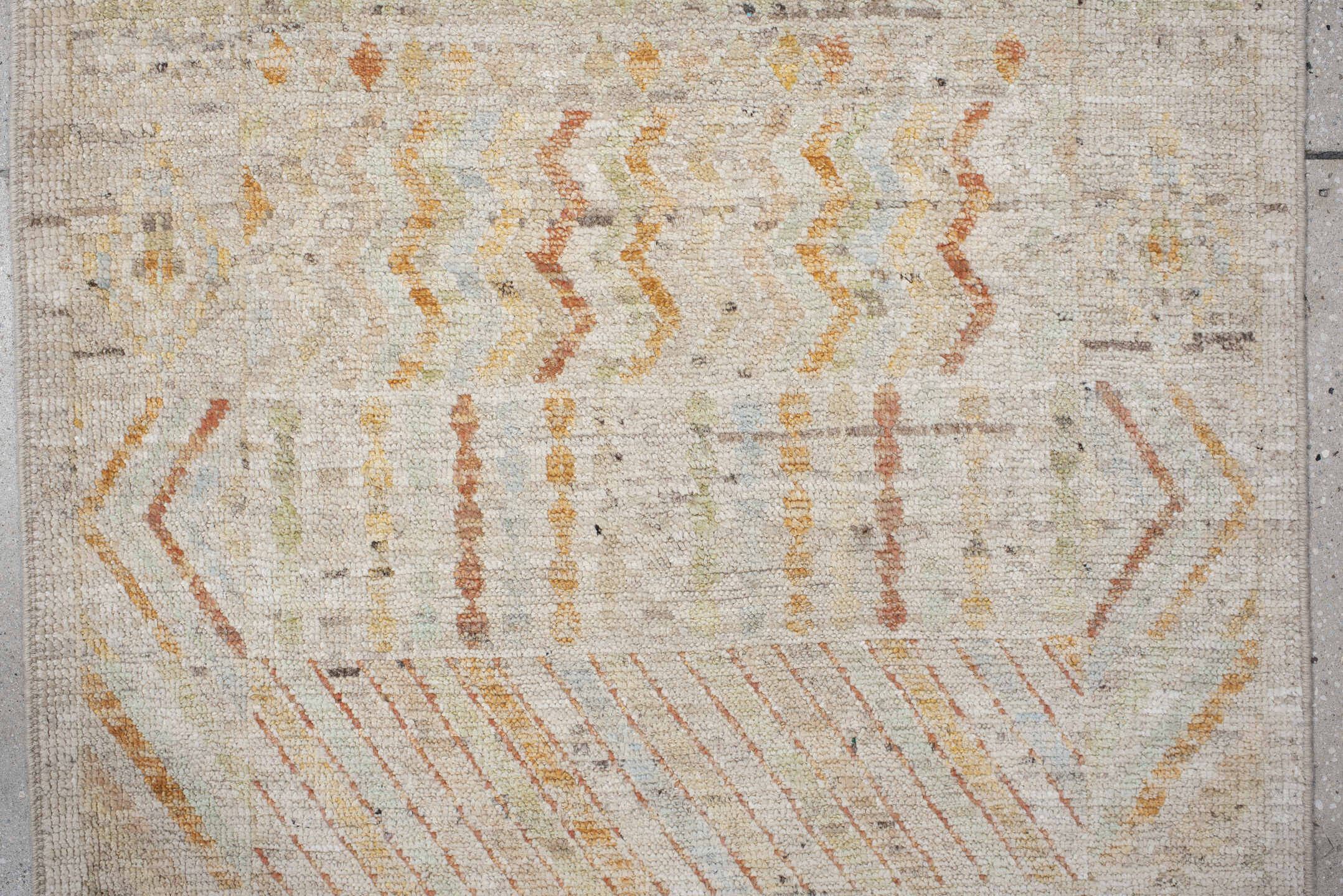 3' x 9' one-of-a-kind handmade vintage Kilim runner rug. Color palette: brown, burlywood, dim gray, gray, light gray